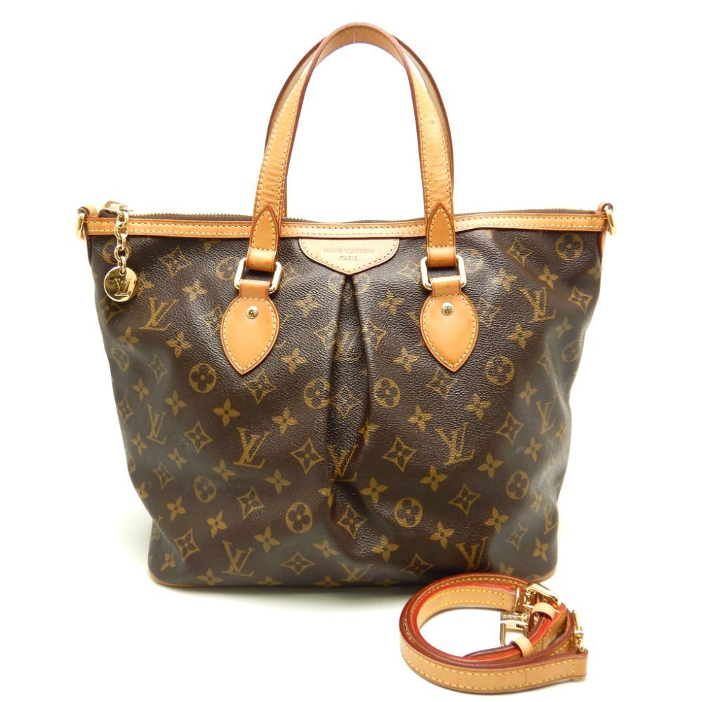 Louis Vuitton Monogram Palermo PM Brown 2WAY Bag